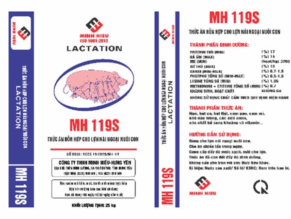 Thức ăn hỗn hợp cho lợn nái ngoại nuôi con