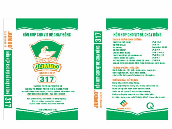Hỗn hợp cho vịt đẻ chạy đồng - 317