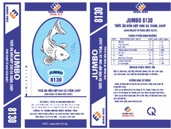 Thức ăn hỗn hợp cho cá Trắm, Chép từ 500g đến xuất
