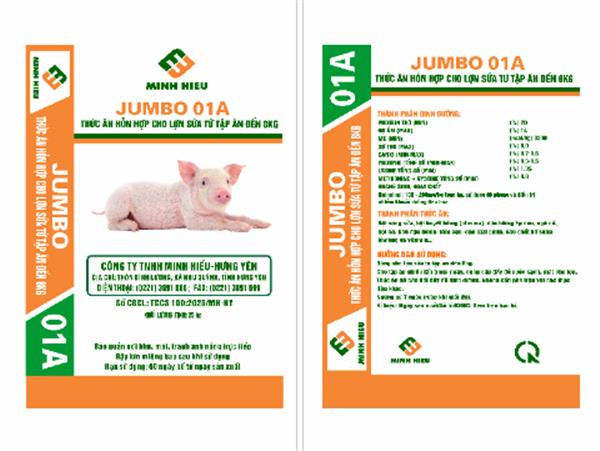 Thức ăn hỗn hợp cho lợn sữa từ tập ăn đến 8kg